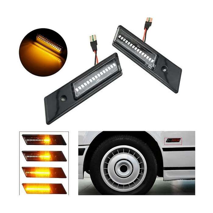 Streaming Side Lamp LED Indicator Signal Lamp Car for 3 Series E36 5 Series E34 7 Series E32