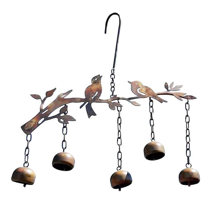 Stunning Birds Bells Wind Chime for Outdoor Garden and Indoor Room Embellishment