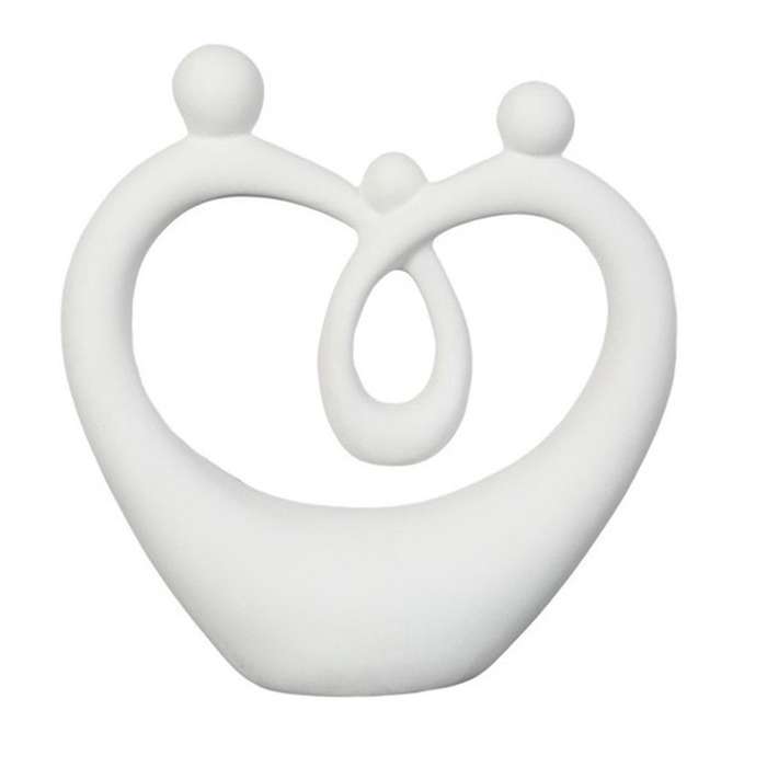 Stylish Sculpture Family Happiness - Timeless Family Sculpture Home Decor - Abstract Decorative Stat