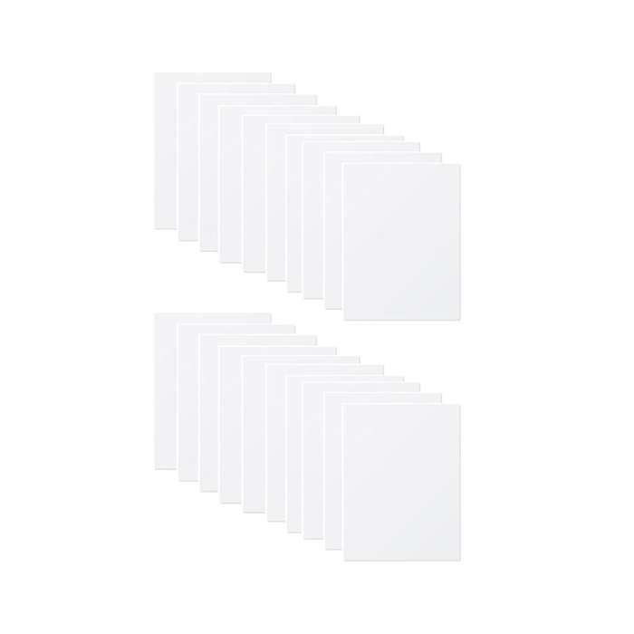 Sublimation Blanks Products for 8X10 Picture Frame, 20Pcs Double-Sided Sublimation Blank Aluminum f