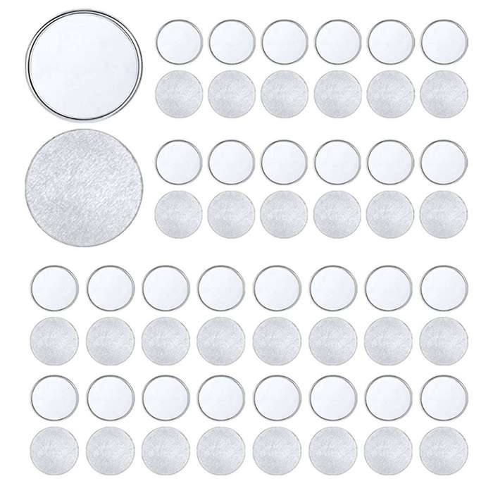 Sublimation Blank Aluminum Stickers DIY Button Badge Kit for Badge Holder DIY Photo Tray Heat Transf