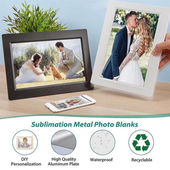 Sublimation Aluminum Photo Blanks,6x8 Inch Sublimation Photo Blanks - 10pcs Sublimation Picture Meta