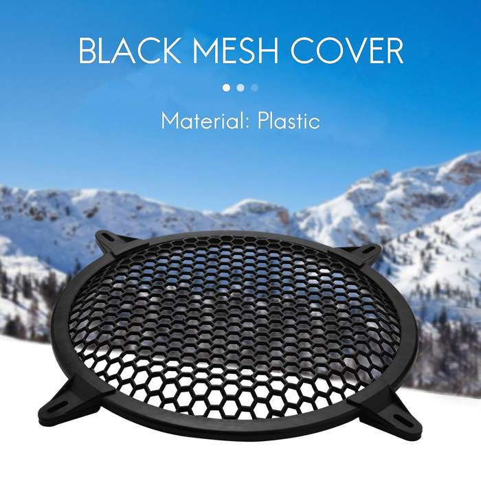 Subwoofer Grid Car Speaker Amplifier Grill Cover Mesh - 10 Inch