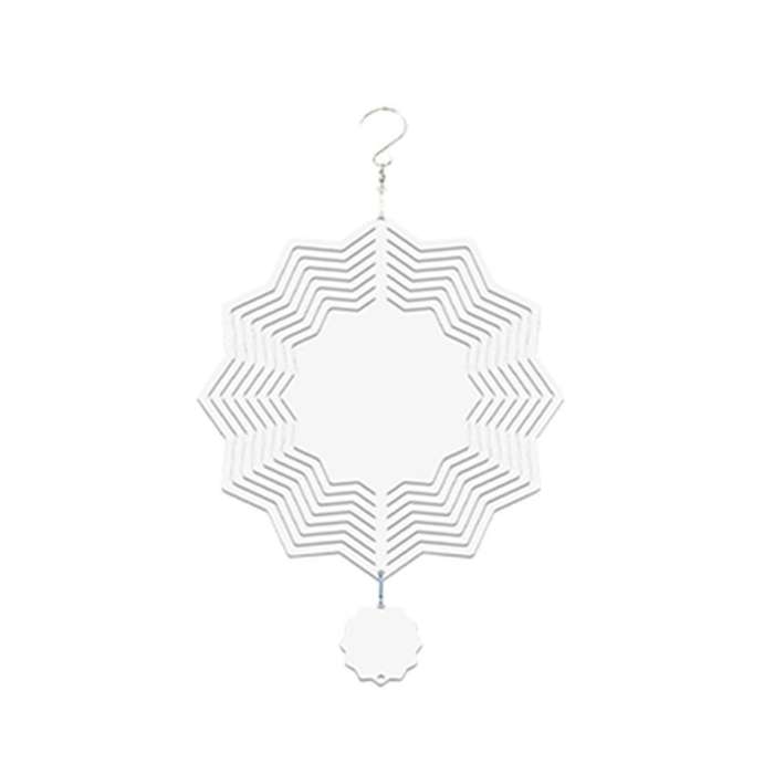 Sublimation Wind Spinner Blanks 3d Wind Spinners Hanging Wind Spinners for Outdoor Garden Decoratio