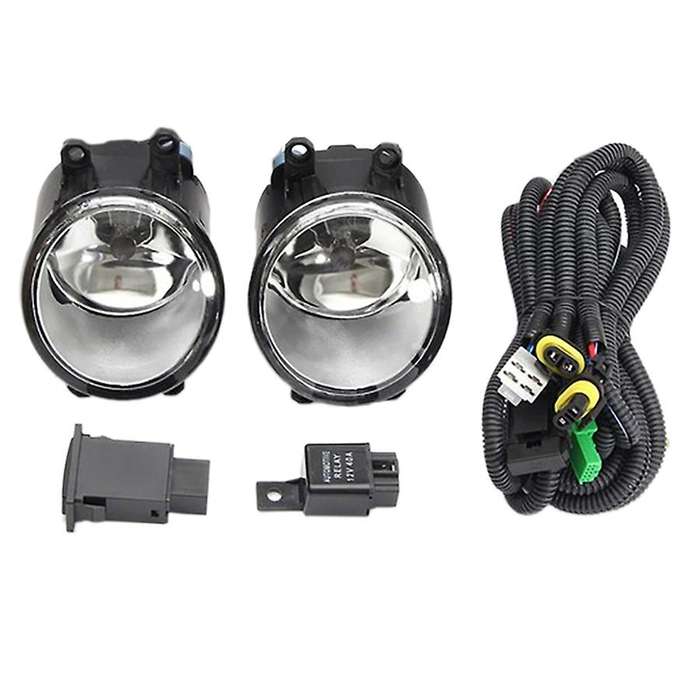 Suitable for 2007 2008 2009 Front Bumper LED Fog Lamp with Switch Wire Group Lamp Frame Bulb H11