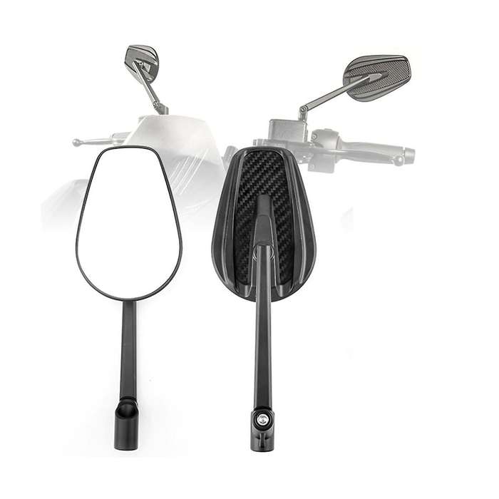 Suitable for Electric Vehicles and Motorcycles CNC Aluminum Alloy Carbon Fiber View Reversing Rearv
