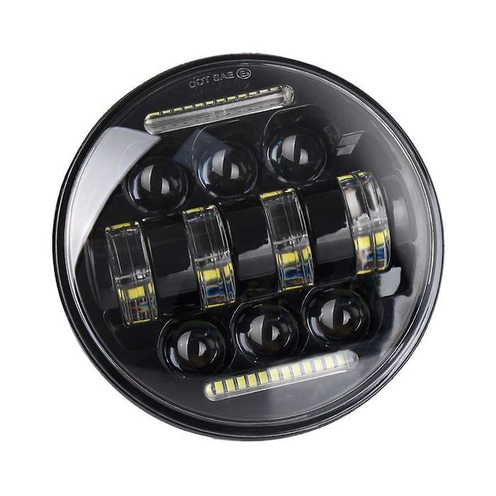 Suitable for Motorbikes 5.75 Inch with Daytime Running Lights Angel Eyes Long and Low Beam 12v Led