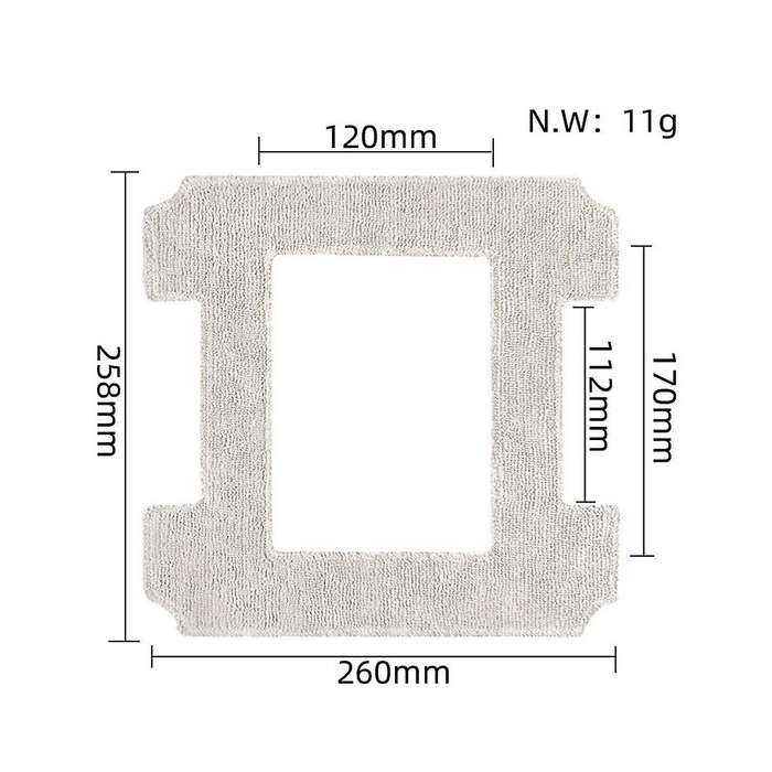 Suitable for Window Cleaning Robot W1 Mop Accessories W1pro Rag Decontamination Cleaning Cloth 20 Pi