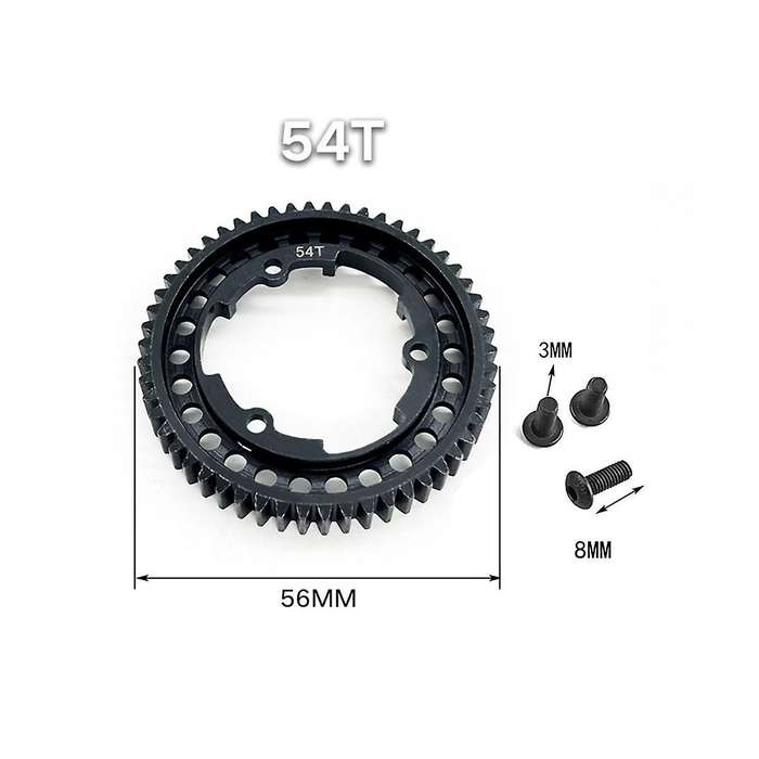 Suitable for XMaxx E- 2.0 Big X Small X Hardened and Reinforced 54T Tooth Main Gear