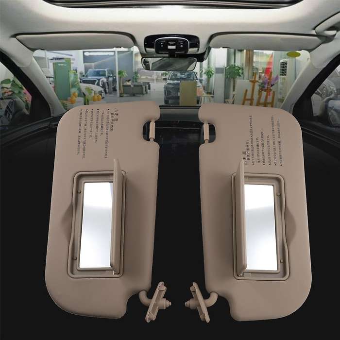 Sun Visor with Makeup Mirror 852021F010EZ 852011F010EZ for 2005-2010 Sunshade
