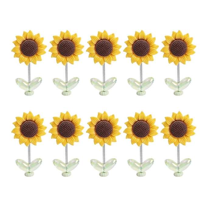 Sunflower Flower Car Decorations, Car Spring Decorations, Cute Flower Car Interior Decoration Suppli