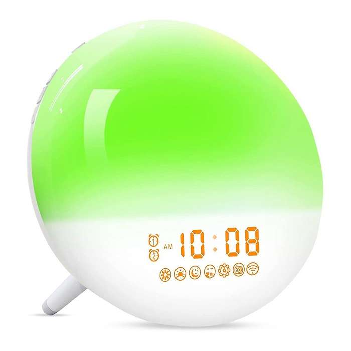 Sunrise Alarm Clock, Wake Up Light for Bedrooms, Digital Smart Alarm Clock for Heavy Sleepers, Night