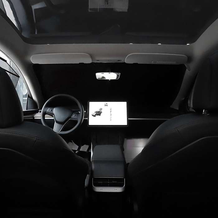 Sunshade Custom for Model Y 2021 Car Front Rear Windshield Side Window Privacy Shade Skylight Blind