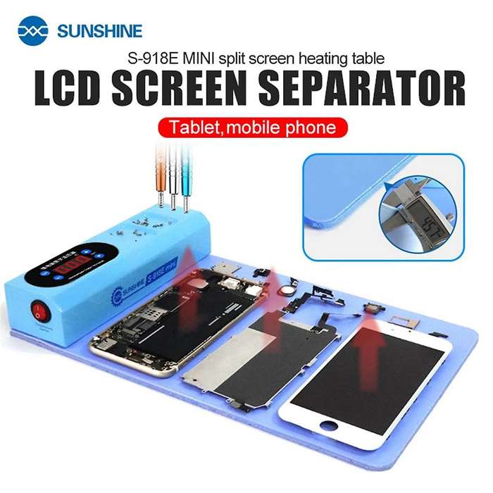 Sunshine 1pcs S-918e Mini Lcd Screen Separator for Mobile Phone Repair Fast Heating Quick Screen Rem