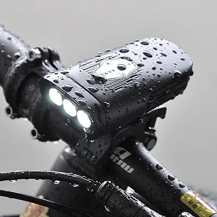 Super Bright Bicycle Headlight Rechargeable 4000MAh Bike Light Waterproof Bike Front Light