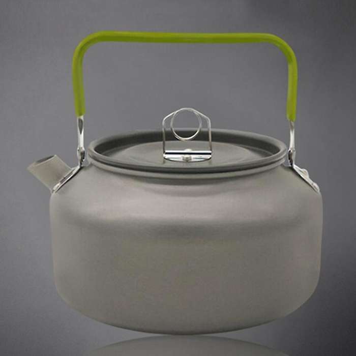 Supply 1.2L Coffee Pot Outdoor Kettle Camping Teapot Portable Coffee Pot Kettle