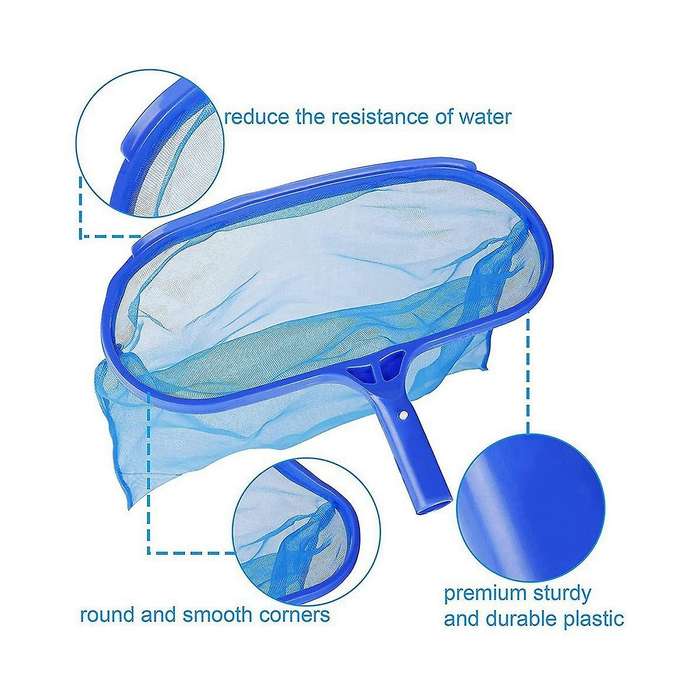 Swimming Pool Cleaning Net Professional Cleaner Tools Salvage Mesh Rake Garden Pool Spa Rubbish Ski