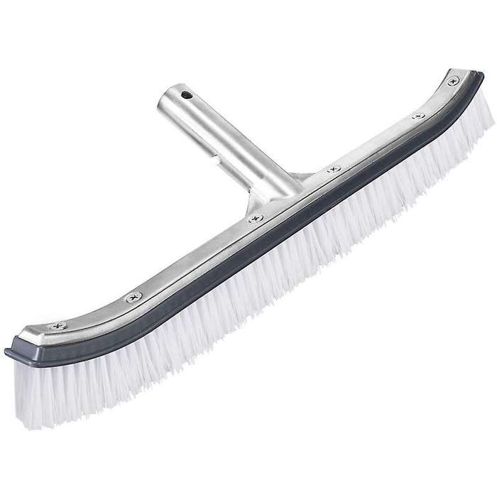 Swimming Pool Brush Head, 18-inch Aluminum Brush Head, for Cleaning Walls and Tiles (not Including