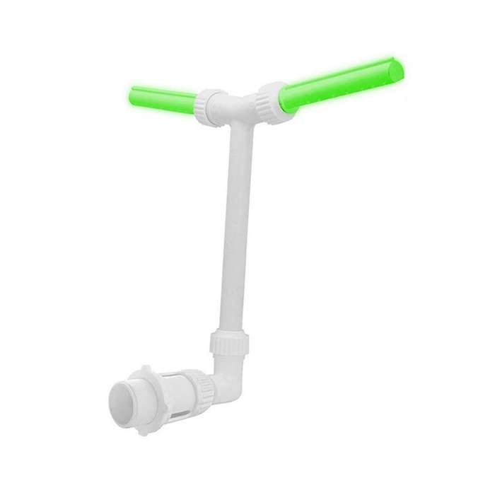 Swimming Pool Fountain Stand Pond Waterfall Fountain Fluorescent Adjustable Pool Decoration Cooling