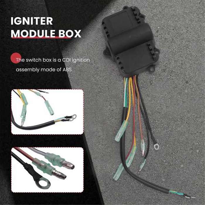 Switch Box Power Pack for Mercury Mariner Outboard 6hp 8hp 9.9hp 10hp 15 20 25 35hp 339-7452a15 339-