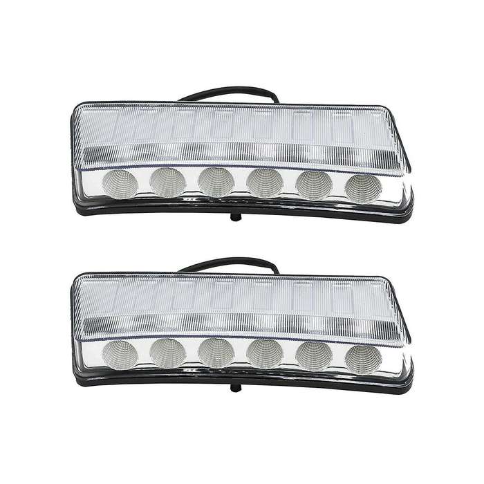 Switchback Led Drl Daytime Running Turn Signal Light Clear for 350z 2003-2005