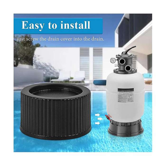 SX180HG Pool Sand Filter Drain Cap and Gasket for Sand Filter Models S140T,S144T,S164T,S166T,S180T