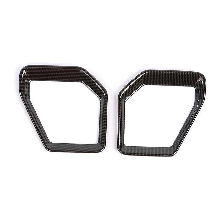 Tail Box Speaker Cover for 2021-2024 Rear Trunk Speaker Audio Trim Interior Accessories Carbon Fiber