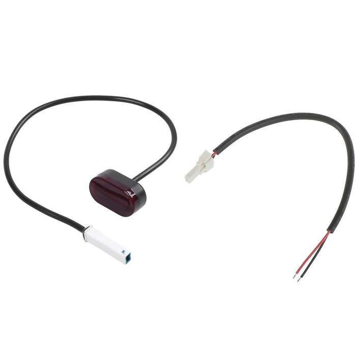 Taillight Rear Tail Lamp + Battery Foldable Resistant,for M365 Electric Scooter Parts