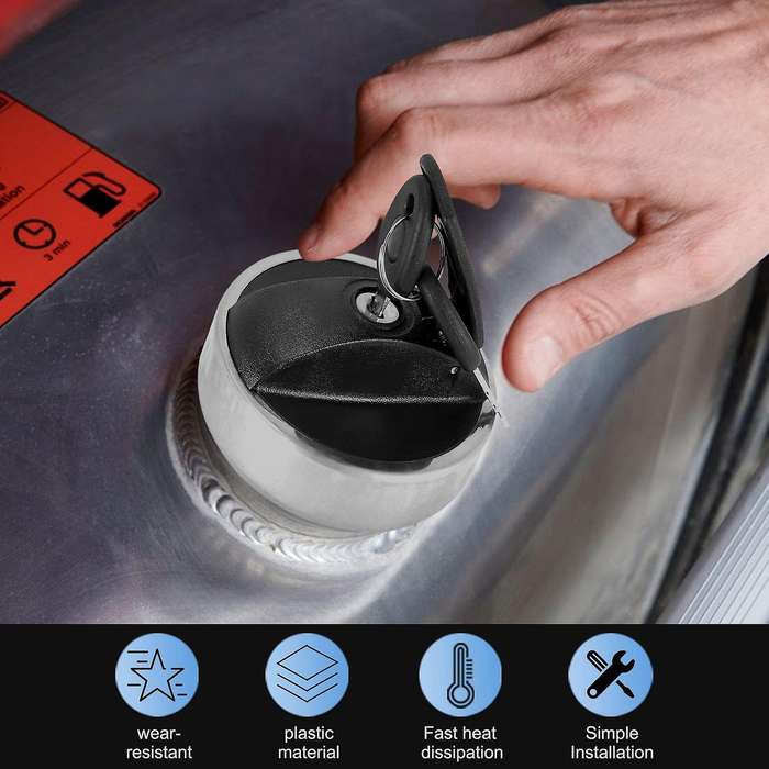 Tank Cover for Scania Truck Gas Cap with Lock Key 2993923 1402004 1481301 Automobiles Exterior Par