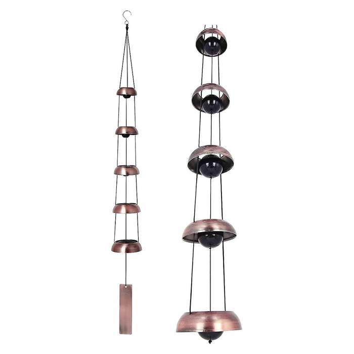 Temple Wind Bell - Memorial Bell Wind Chime for Unique Gift, Feng Shui Wind Chime for Outdoor Decor