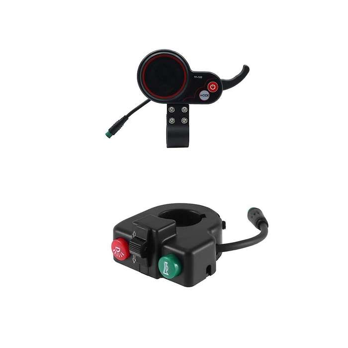 Tf-100 Lcd Display Instrument Is Suitable for 10 Inch Electric Scooter Bike Modification, 5 Pins