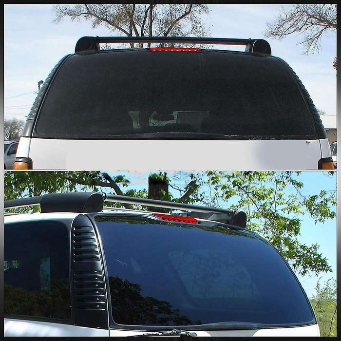 Third Brake Light LED Stop Tail Lamp High Mount Brake Light for 1500 2500 2000-2006 Black