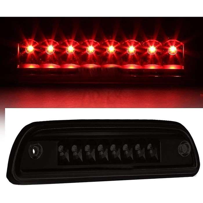 Third Brake Light for 1995-2015 Truck 8 LED 3Rd Brake Stop Tail Lamp High Mount Brake Light (Smoke L