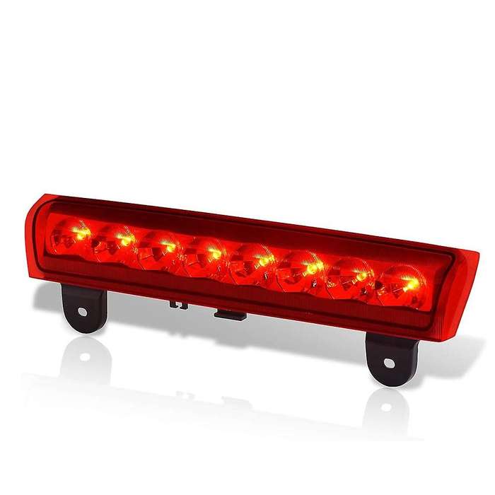 Third Brake Light LED Stop Tail Lamp High Mount Brake Light for 1500 2500 2000-2006 Red