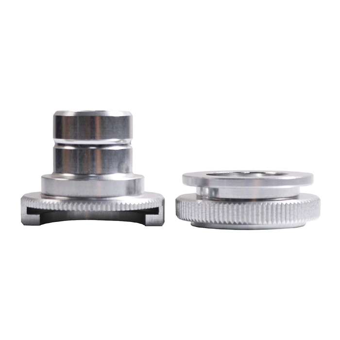 Thread Converts Adapter Match Cube Tank Female DUO/ART/ to Male Tr21-4 Silver