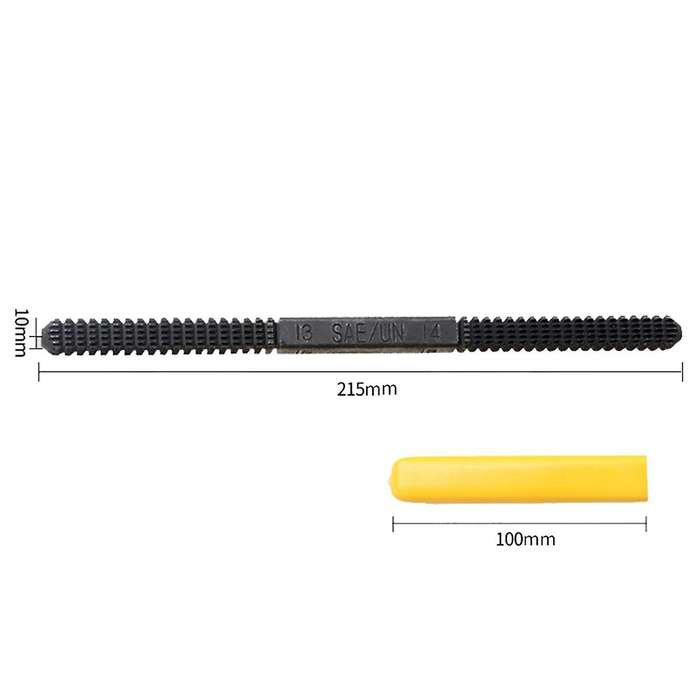 Thread Repair Restoration File for Riders Mechanics Pipe Bolt Teeth Correction Restoration Sae/un M