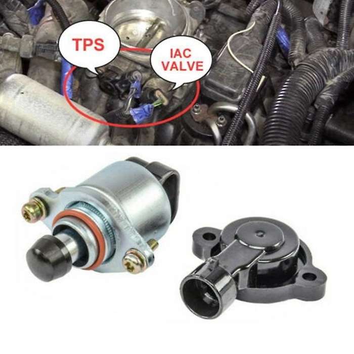 Throttle Position Idle Air Control Throttle Body Sensor & IAC Kit for LS1 15023180
