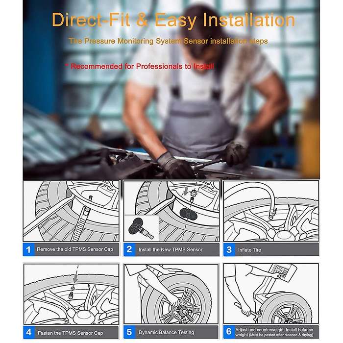 Tire Pressure Monitoring System Sensor for F250 F350 Focus MKS Navigator Mercury Mariner 9L3Z-1A189-