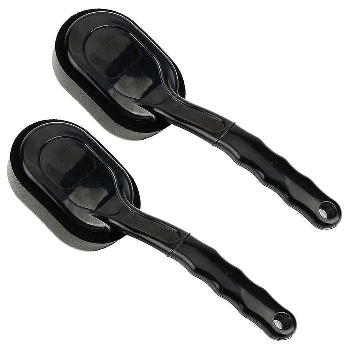 Tire Shine Applicator, Tire Dressing Applicator Pad, Tire Sponge Applicator Curved Tire Detail Spong