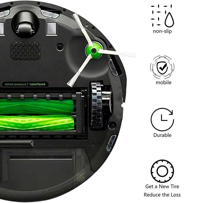 Tires for Wheels Series 500, 600, 700, 800 and 900, Anti-, Great Adhesion and Easy Assembly 4 Pack