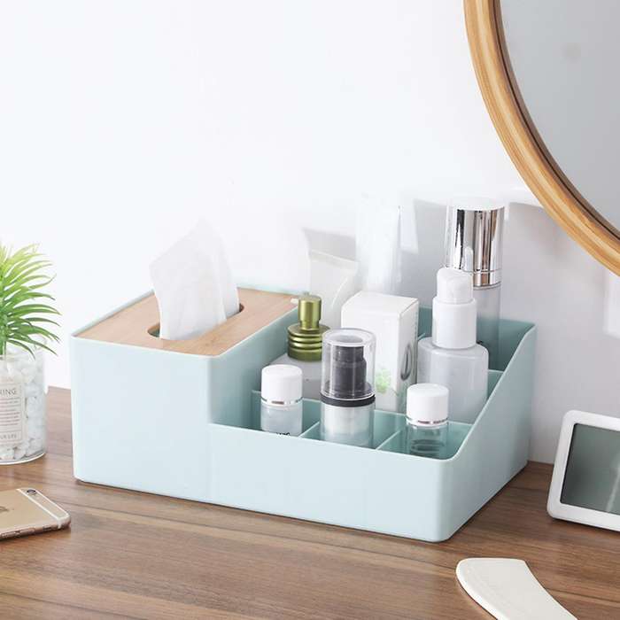 Tissue Box Dispenser Paper Storage Holder Napkin Case Organizer Wooden Covers Napkin Tissue Holder G