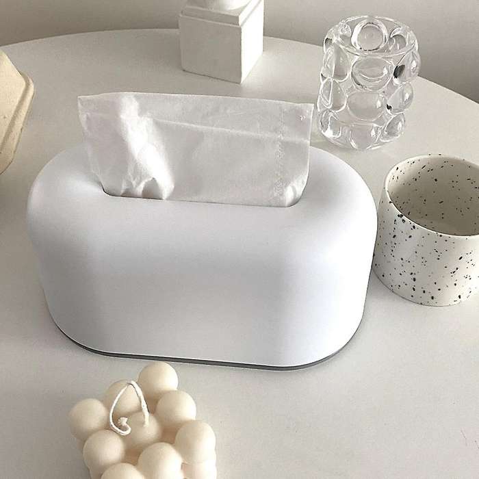 Tissue Box Square Home Tissue Container Car Napkins Holder Case Home Organizer Kitchen Holder Simple