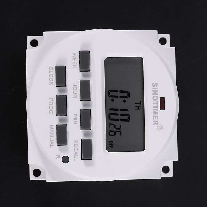 Tm618h-2 220v Ac Digital Time Switch Output 220v 7 Day Weekly Programmable Timer Switch for Lights