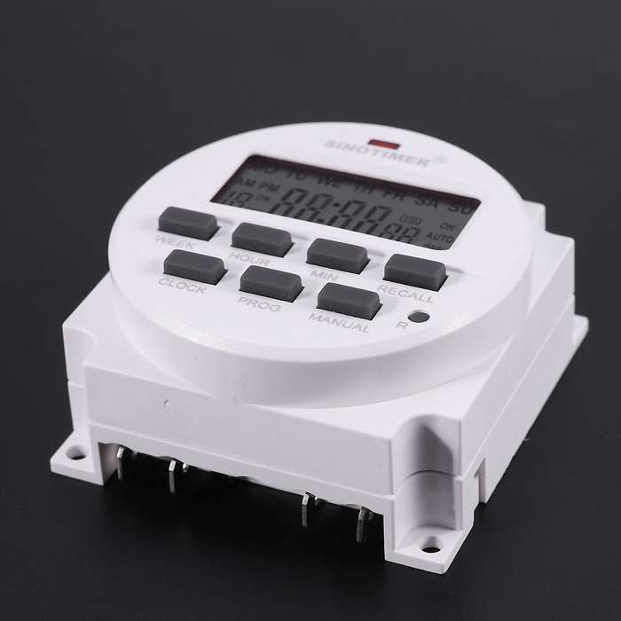 Tm618h-2 220v Ac Digital Time Switch Output 220v 7 Day Weekly Programmable Timer Switch for Lights