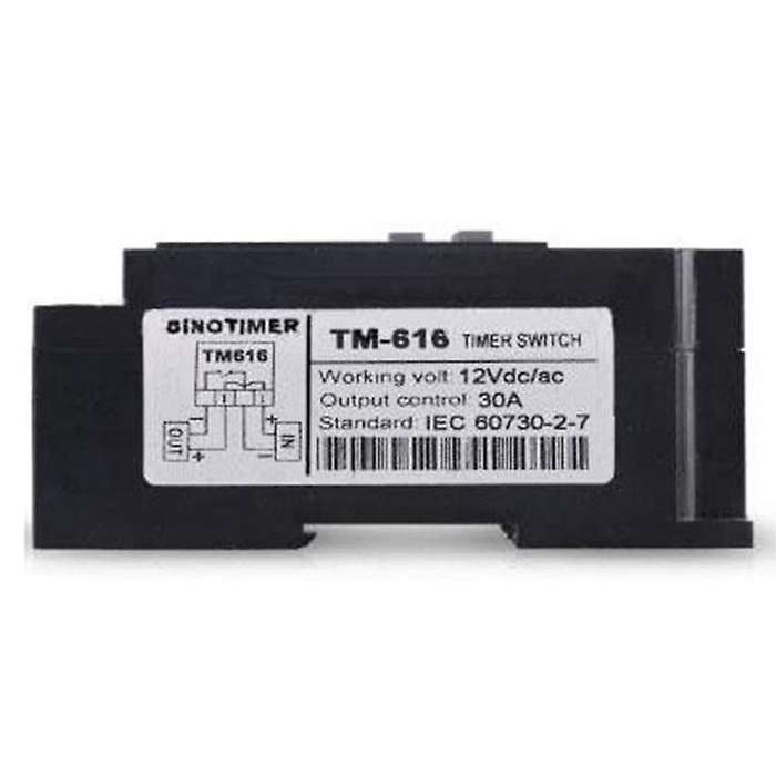 Tm616 30amp 4pins Programmable Timer Din Rail Mount Timer Switch Digital Timer 110v Ac Programmable