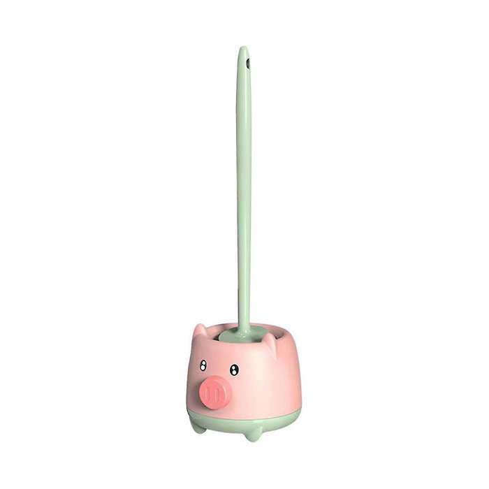 Toilet Bowl Brush and Holder, Compact Toilet Bowl Cleaning Brush Set for Bathroom Deep Cleaning