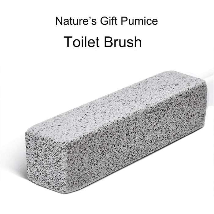 Toilet Brush, Pumice Toilet Cleaning Brush Toilet Bowl Stains Yellow Dirt Pumice Stone Brush, Bathro