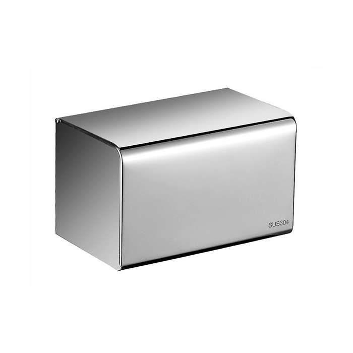 Toilet Paper Holder with Shelf - Flushable Wipes Dispenser & Storage Fits Any Bathroom