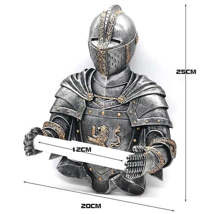 Toilet Paper Holders Roll Medieval Statue to Gothic Bathroom Decor Paper Towel Holder
