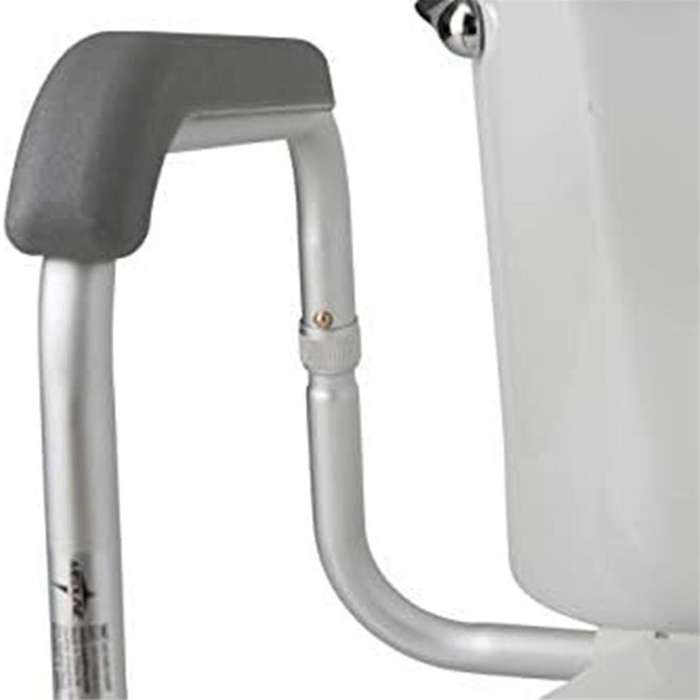 Toilet Safety Bars for Seniors, Height Adjustable Toilet Safety Frame, Bathroom Assist with Grab Bar